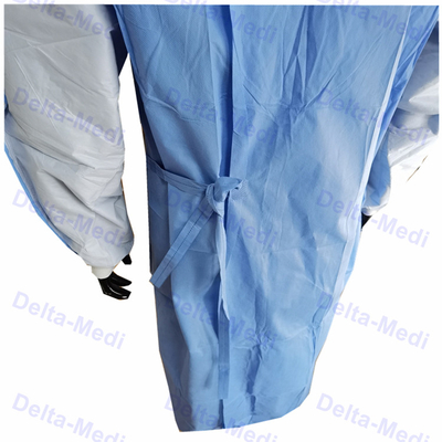 SMMS SMMMS المستوى 3 ثوب جراحي يمكن التخلص منه باللون الأزرق للجراحة