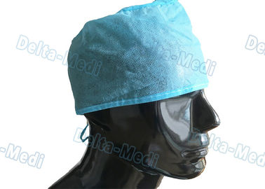 العلاقات على ظهر الأزرق PP القابل للتصرف الجراحية قبعات الغبار والدليل مع موضوع خياطة