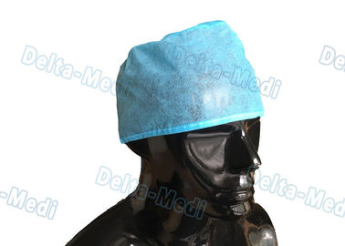 العلاقات على ظهر الأزرق PP القابل للتصرف الجراحية قبعات الغبار والدليل مع موضوع خياطة