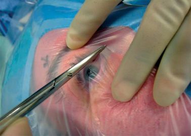 العين العيون العقيمة الجراحية الجراحية يمكن التخلص منها الستائر مقاومة الكحول مع اثنين من الثقوب والحقيبة