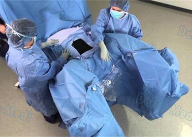 الأزرق الجراحية تنظير الستارة ، ستائر المريض يمكن العقيمة مع ETO