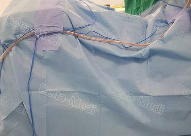 العمود الفقري الجراحي المعقمة حزمة الستارة مع مجموعة السائل الحقيبة ، حامل أنبوب ، مستطيل fenestration