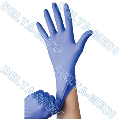 مطرز الكفة قفازات اليد القابل للتصرف للرعاية الصحية الصناعية الآمنة