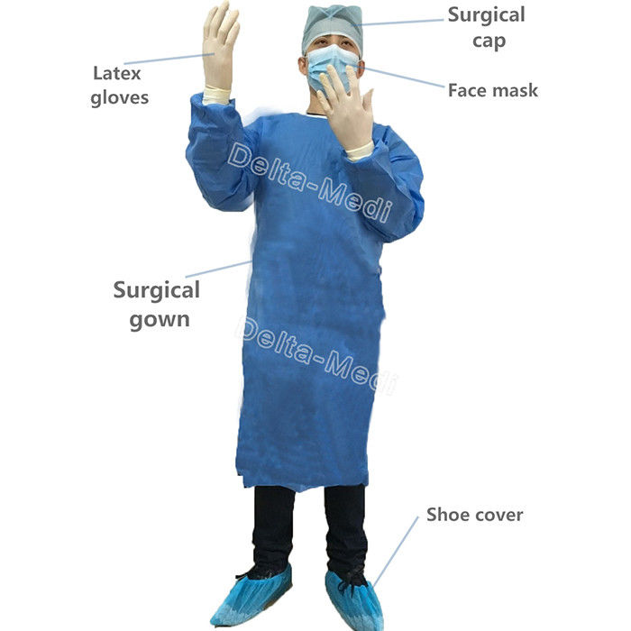 ثوب جراحي معقم غير منسوج في المستشفى